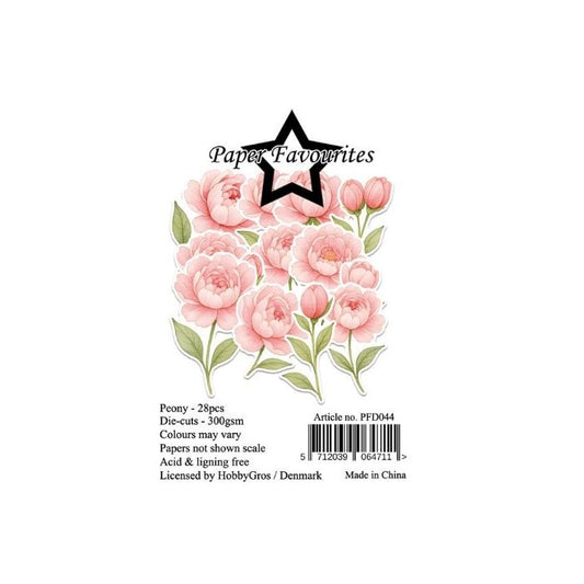 Paper Favourites Die-Cuts "Peony" PFD044