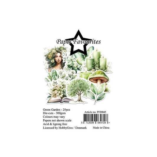 Paper Favourites Die-Cuts "Green Garden" PFD045