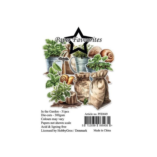 Paper Favourites Die-Cuts "In the Garden" PFD049