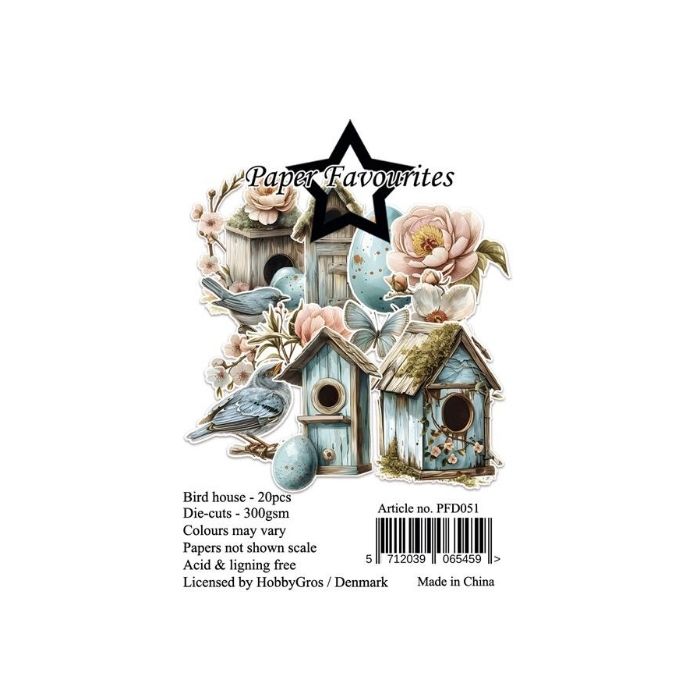Paper Favourites Die-Cuts "Bird house" PFD051