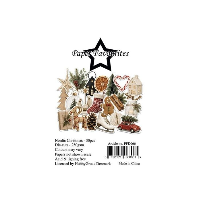 Paper Favourites Die-Cuts "Nordic Christmas" PFD066
