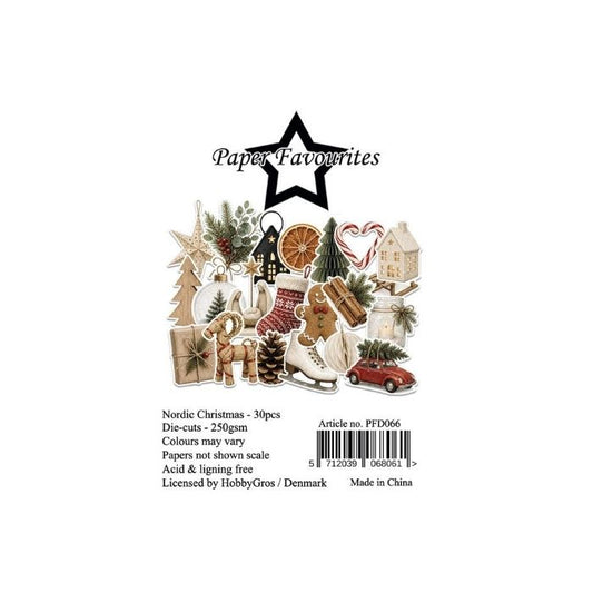 Paper Favourites Die-Cuts "Nordic Christmas" PFD066