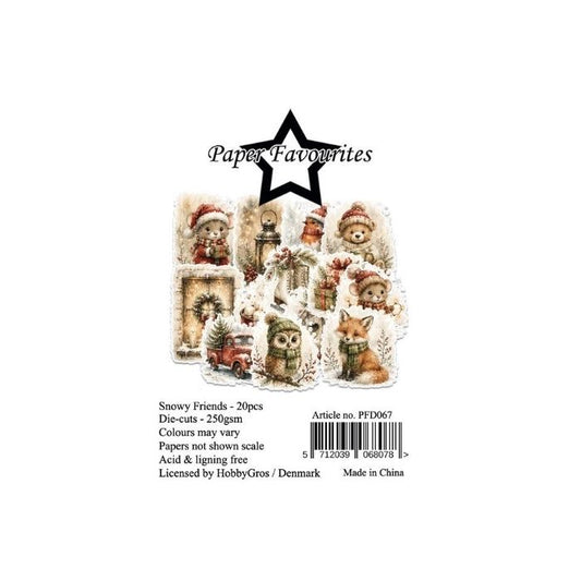 Paper Favourites Die-Cuts "Snowy Friends" PFD067