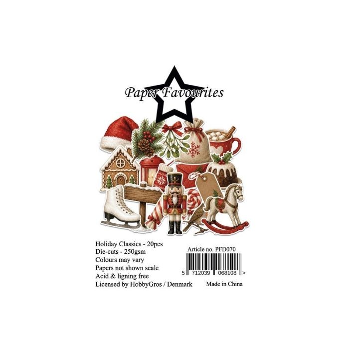 Paper Favourites Die-Cuts "Holiday Classics" PFD070