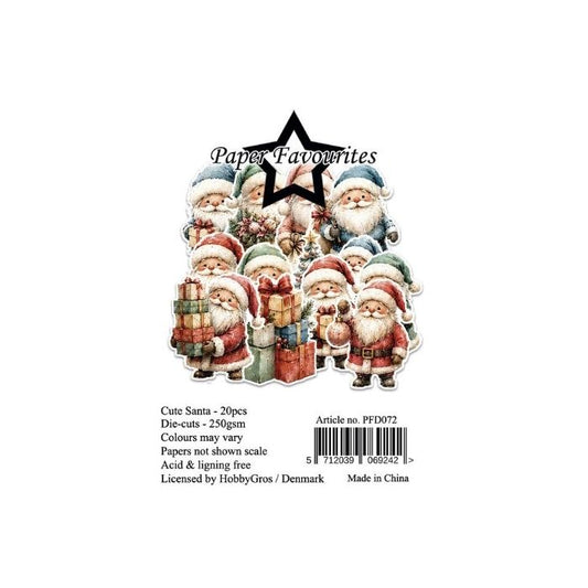Paper Favourites Die-Cuts "Cute Santa" PFD072