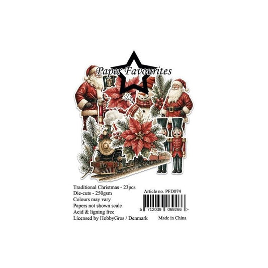 Paper Favourites Die-Cuts "Traditional Christmas" PFD074