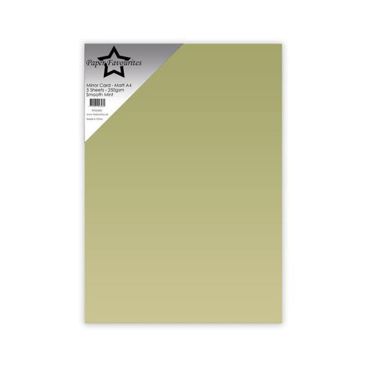 Paper Favourites Mirror Card Mat "Smooth Mint" PFSS009