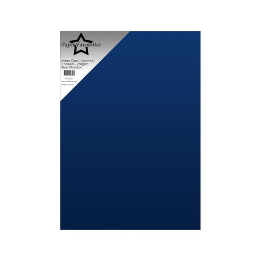 Paper Favourites Mirror Card Mat "Blue Obsidan" PFSS012