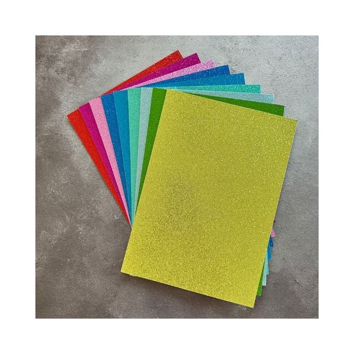 Paper Favourites Glitter Cardstock "Green" PFSS215
