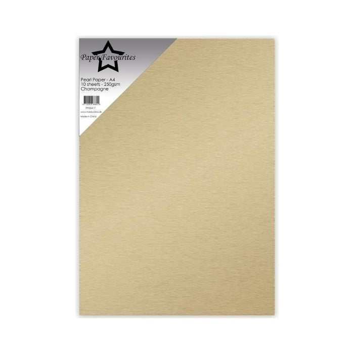 Paper Favourites Pearl Paper "Champagne" PFSS417