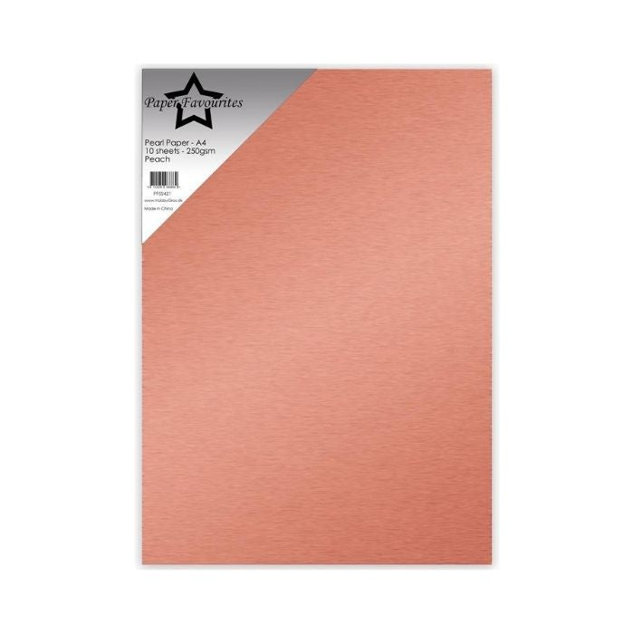 Paper Favourites Pearl Paper "Peach" PFSS421