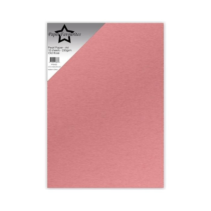 Paper Favourites Pearl Paper "Old Rose" PFSS422