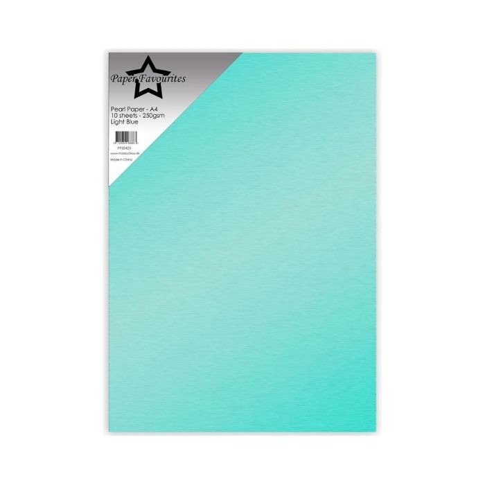 Paper Favourites Pearl Paper "Light Blue" PFSS423