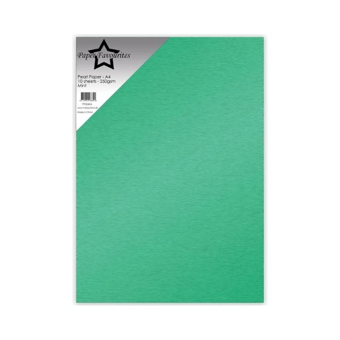 Paper Favourites Pearl Paper "Mint" PFSS424