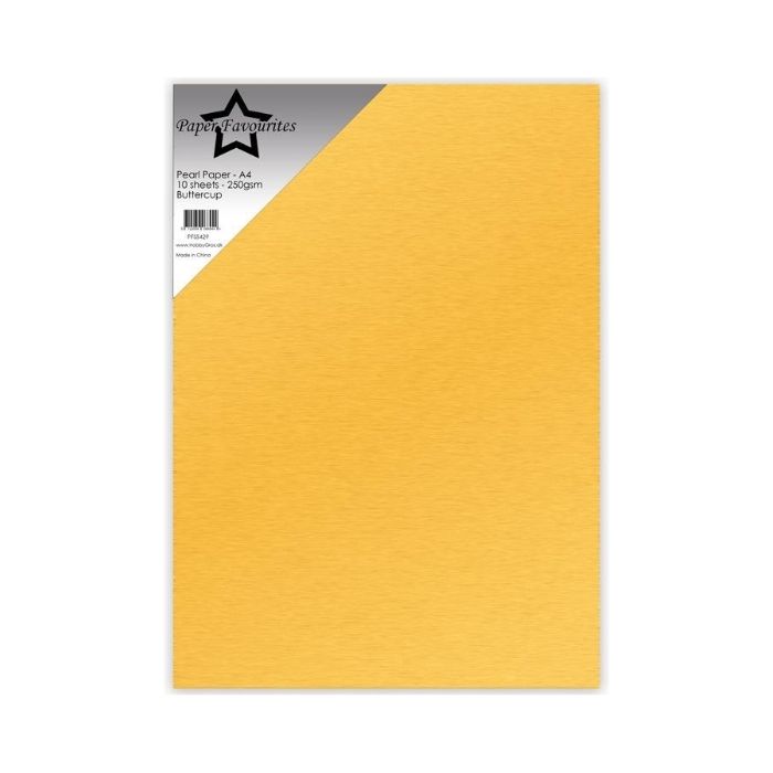 Paper Favourites Pearl Paper "Buttercup" PFSS429