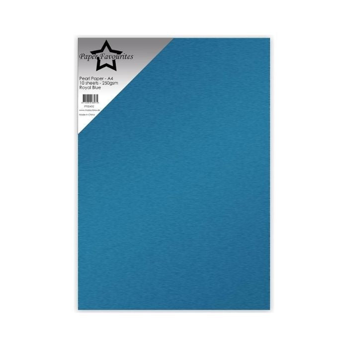 Paper Favourites Pearl Paper "Royal Blue" PFSS432