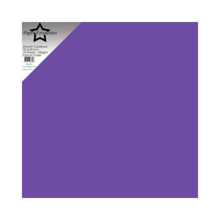 Paper Favourites Smooth Cardstock "Eternal Purple" PFSS525