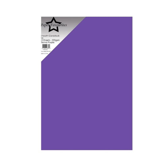 Paper Favourites Smooth Cardstock "Eternal Purple" PFSS725