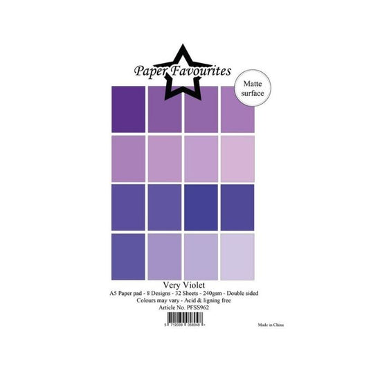 Paper Favourites Paper Pack "Solid Colours - Very Violet" PFSS962