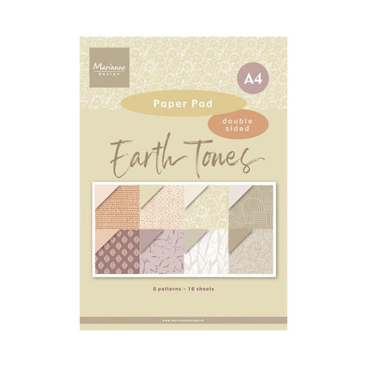 Marianne Design Paperpad "Earth tones - A4" PK9204