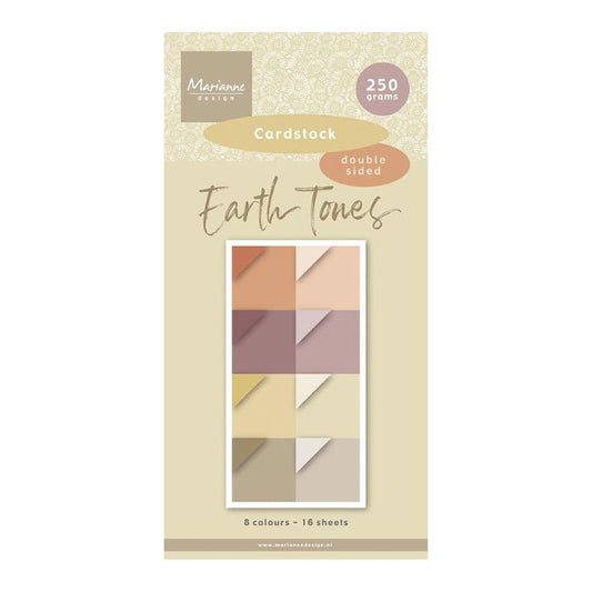 Marianne Design Paperpad "Earth tones - Cardstock" PK9205