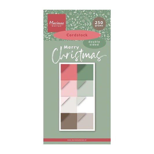 Marianne Design Paperpad "Merry Christmas - Cardstock" PK9218