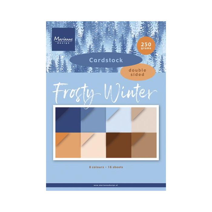 Marianne Design Paperpad "Frosty Winter A4 Cardstock" PK9227