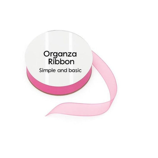 Simple and basic Organza Ribbon "Pink" SBA405