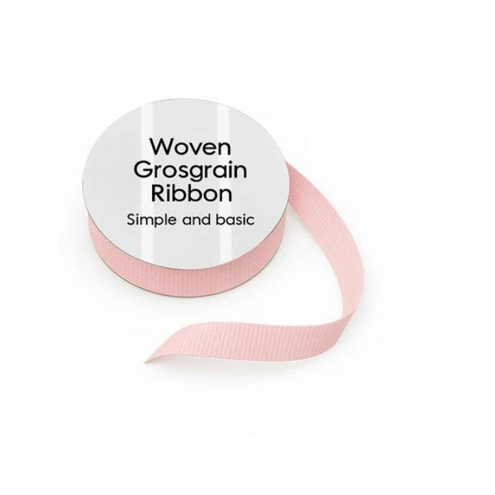 Simple and basic Grosgrain Ribbon "Light Pink" SBA453