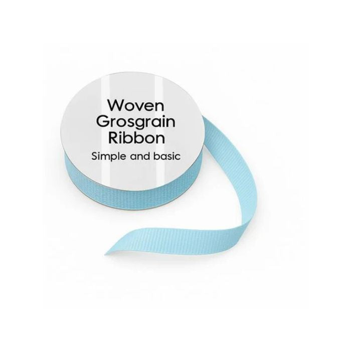 Simple and basic Grosgrain Ribbon "Light Blue" SBA454