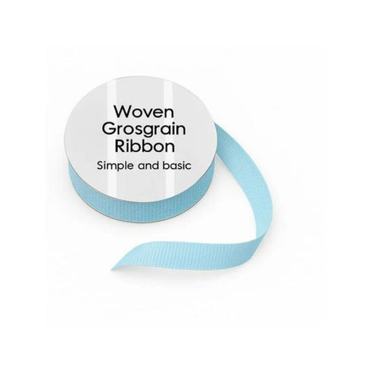 Simple and basic Grosgrain Ribbon "Light Blue" SBA454