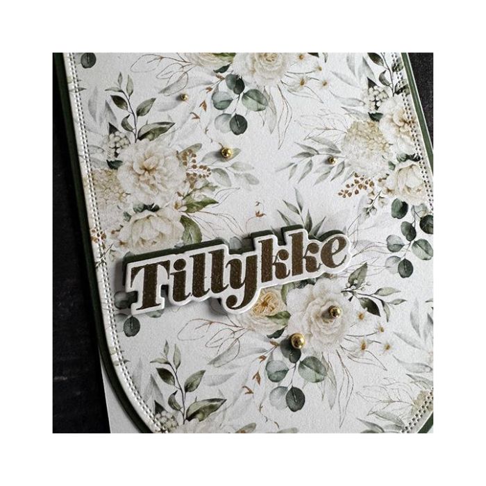 Simple and basic Clearstamp + Dies "Danish texts" SBC197