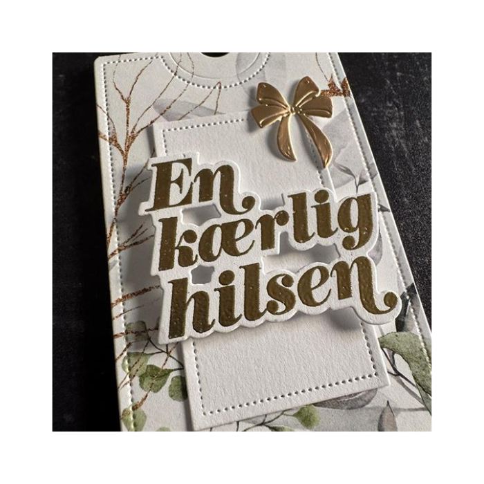 Simple and basic Clearstamp + Dies "Danish texts" SBC198