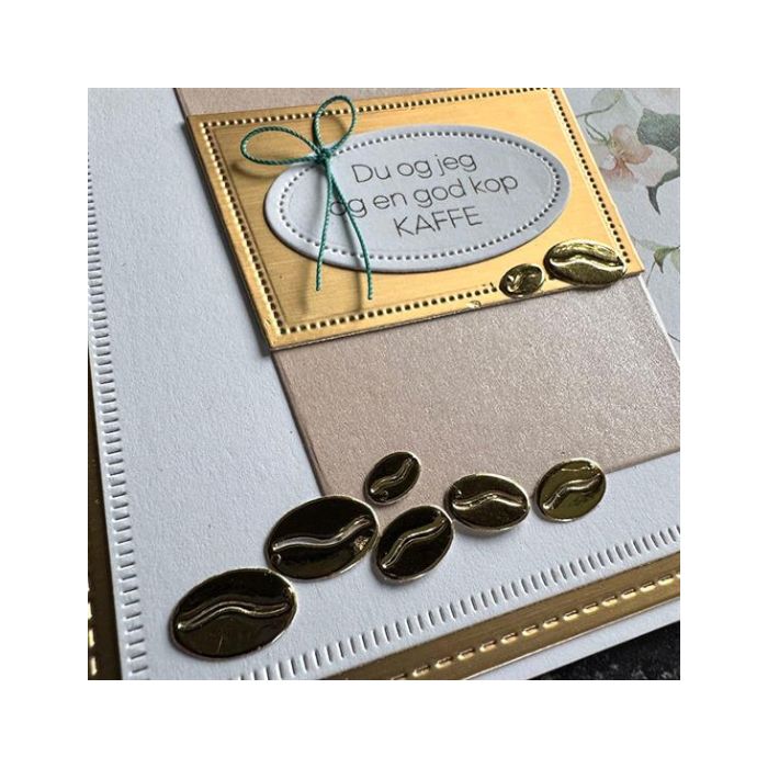 Simple and basic Clearstamp "Men først KAFFE!" SBC200