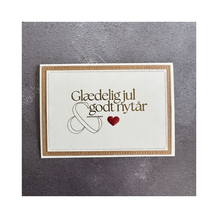 Simple and basic Clearstamp "Julehilsen" SBC210