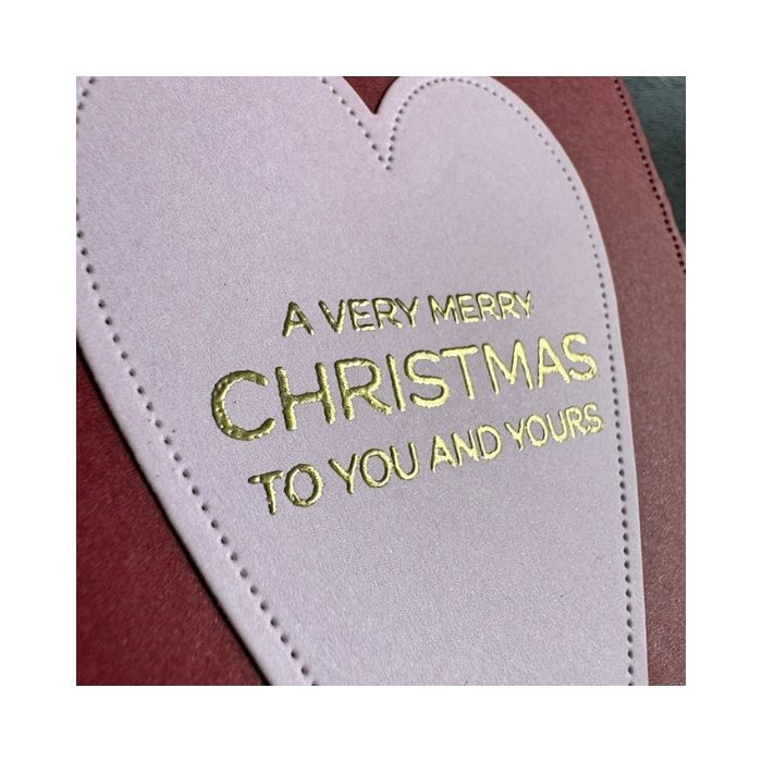 Simple and basic Clearstamp "Merry Christmas" SBC211