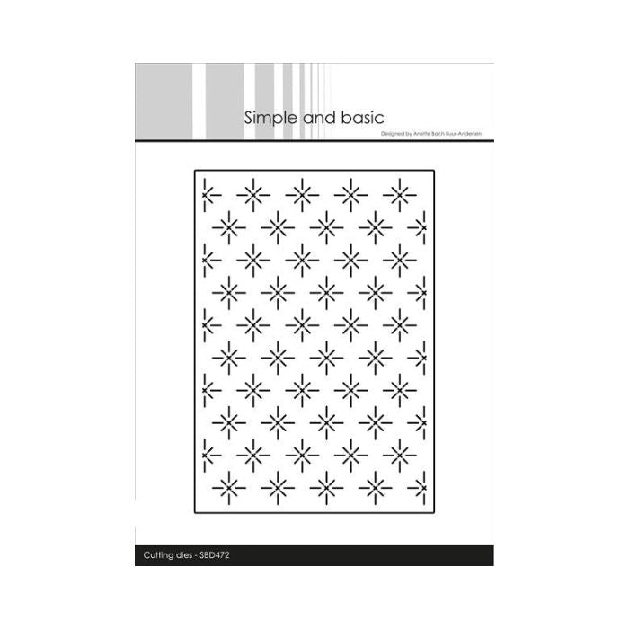 Simple and Basic die "A6 - Twinkle Stars" SBD472