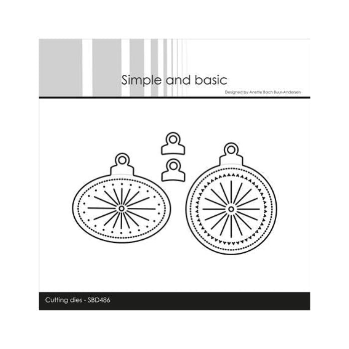 Simple and Basic die "Christmas Ornaments" SBD486
