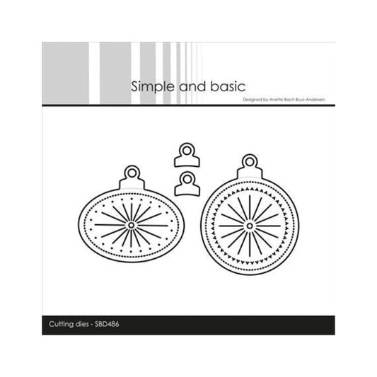 Simple and Basic die "Christmas Ornaments" SBD486