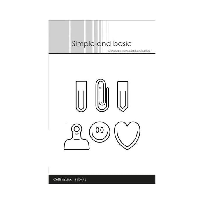 Simple and Basic die "Paper Clips" SBD495