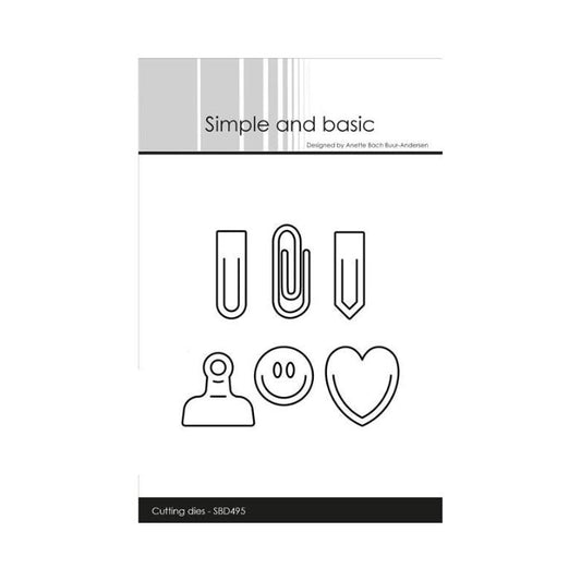 Simple and Basic die "Paper Clips" SBD495