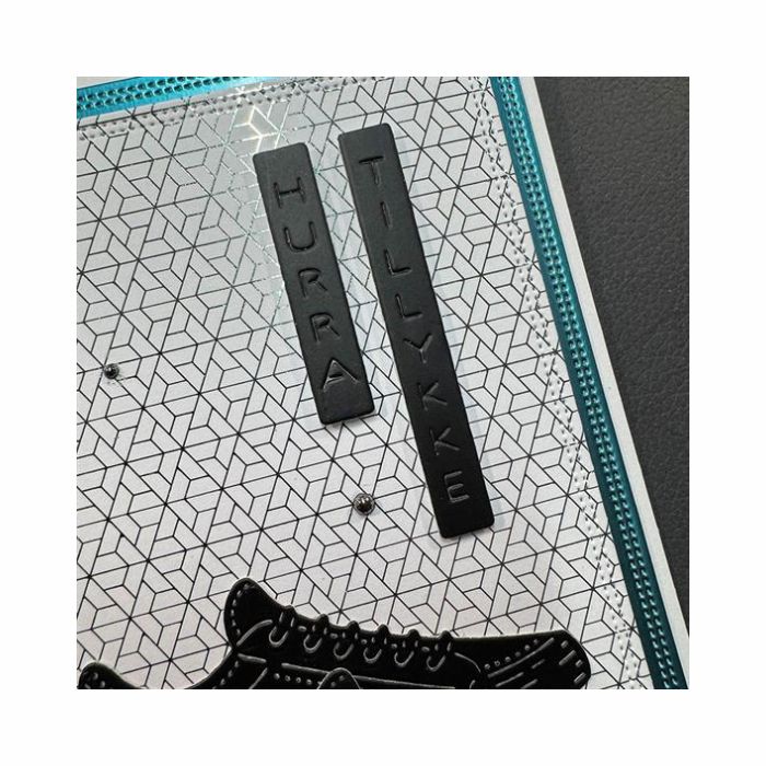 Simple and Basic die "Vertical texts" SBD510