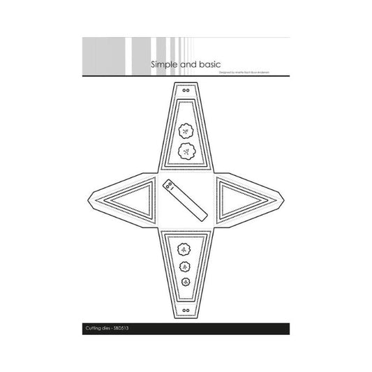 Simple and Basic die "Triangle giftbox" SBD513