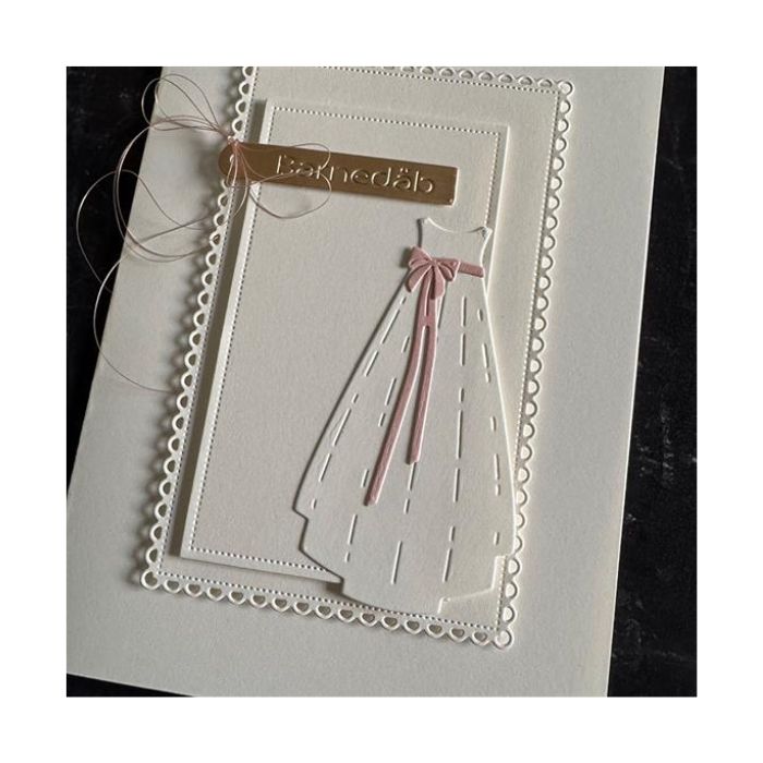 Simple and Basic die "Christening gown" SBD517