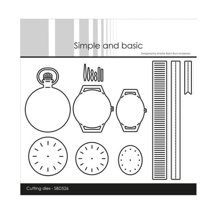 Simple and Basic die "Wristwatches and pocketwatch" SBD526