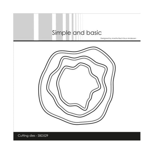 Simple and Basic die "Simple colour splashes" SBD529
