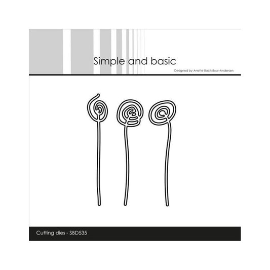 Simple and Basic die "Funky Flowers #1" SBD535
