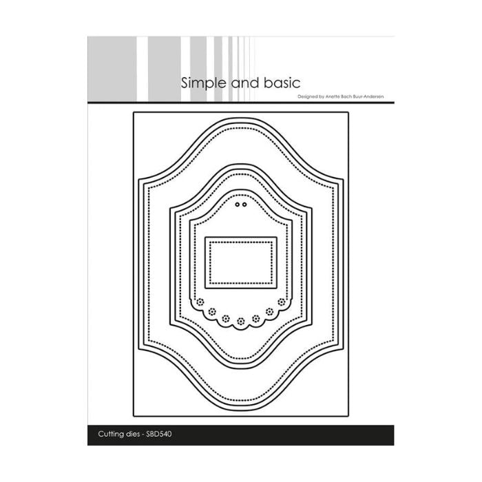 Simple and Basic die "Ornamental Frame A6 / A7" SBD540
