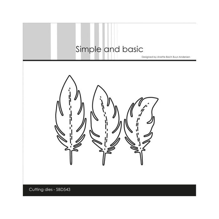 Simple and Basic die "Feathers" SBD543