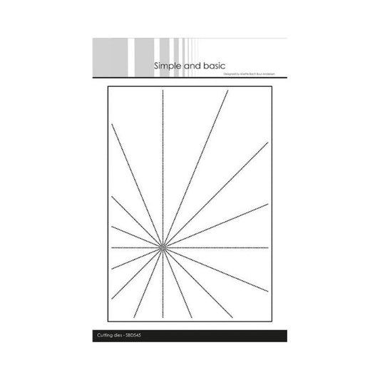 Simple and Basic die "A5 - Sunrays" SBD545